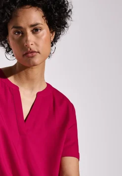 Blouse in effen kleur