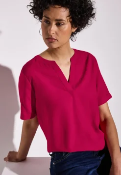 Blouse in effen kleur