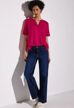 Blouse in effen kleur