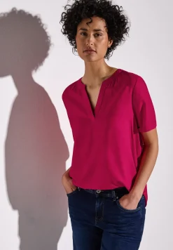 Blouse in effen kleur