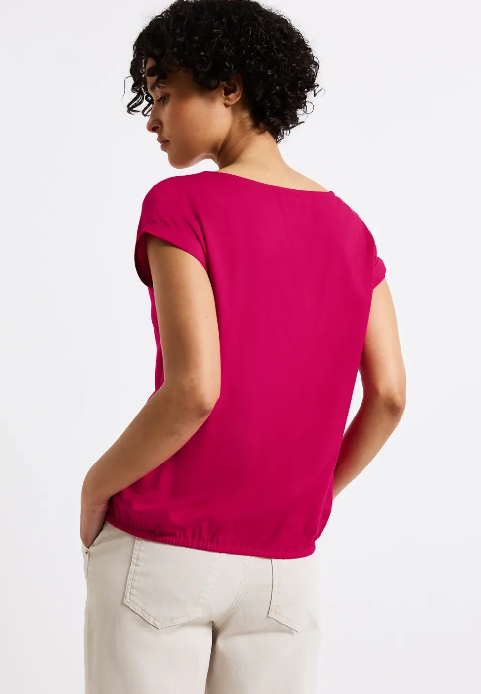 Blouse in effen kleur