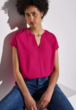 Blouse in effen kleur