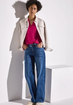 Blouse in effen kleur