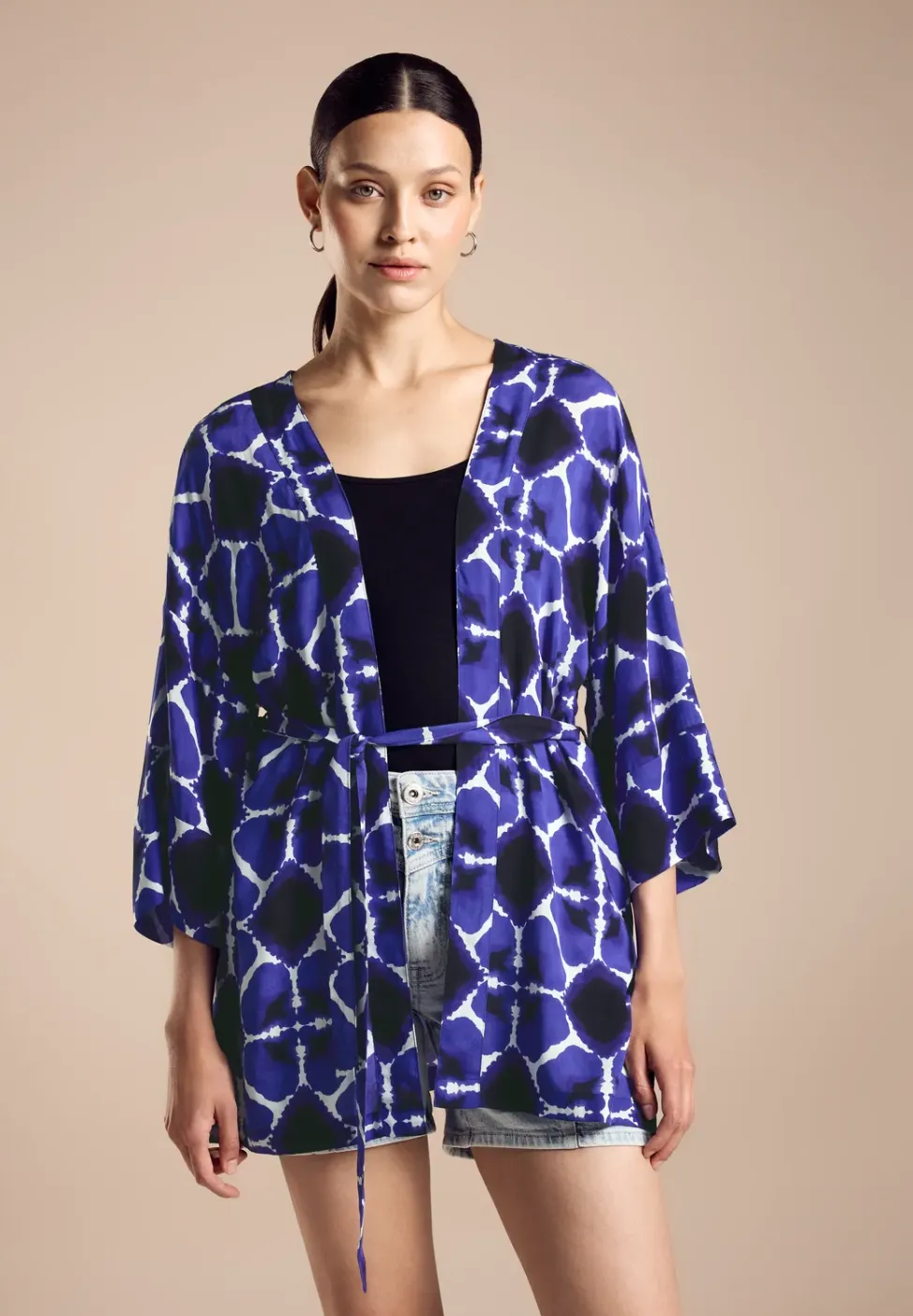 Blouse in kimonostijl