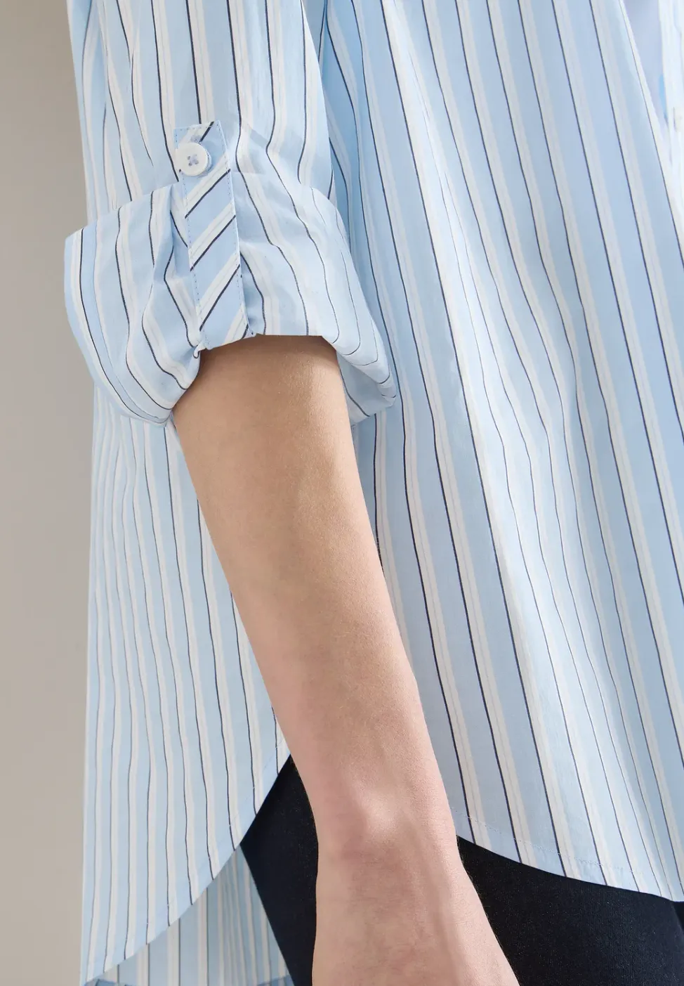 Blouse in lange stijl