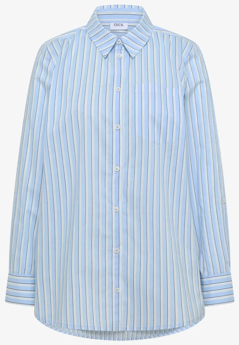 Blouse in lange stijl