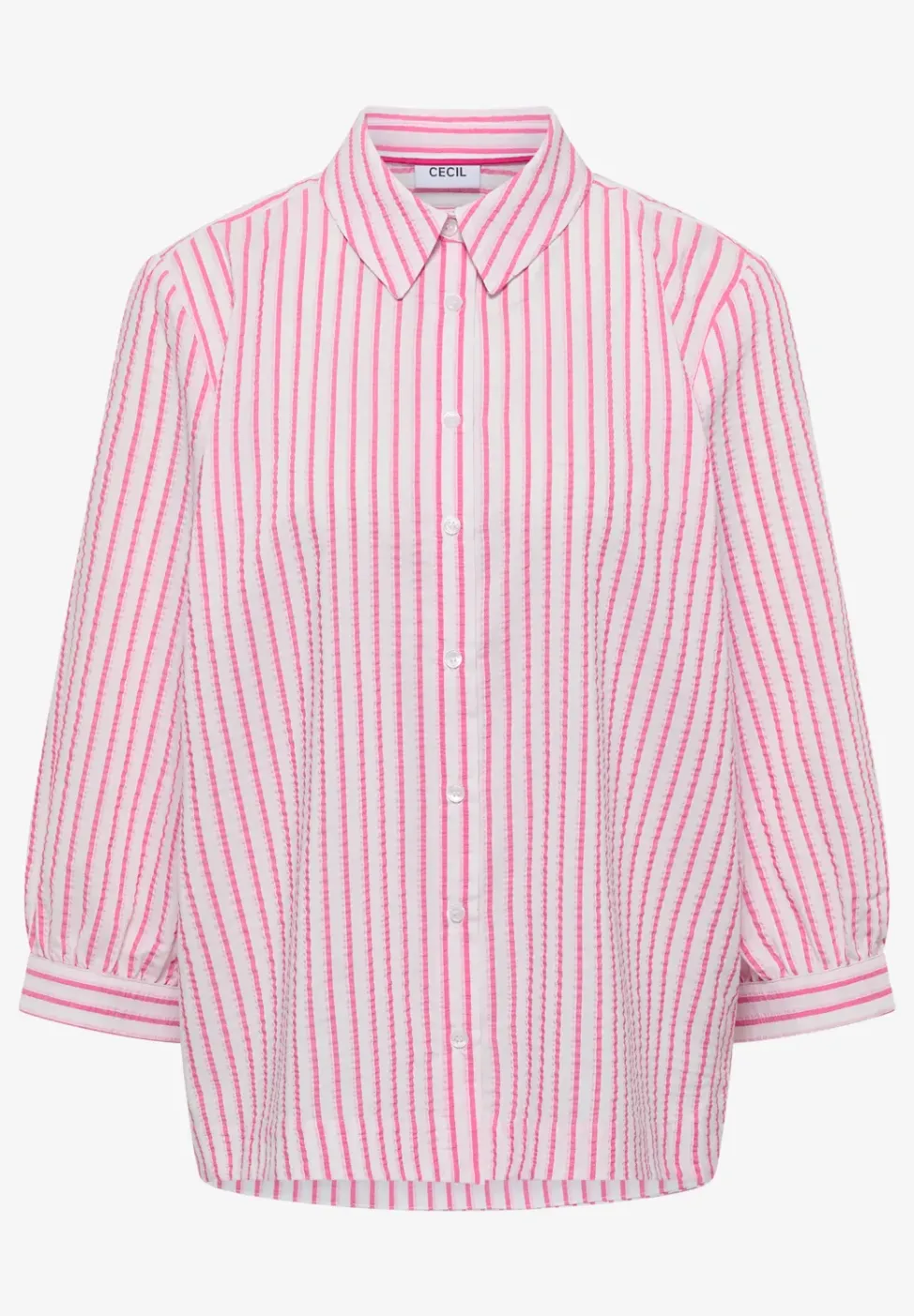 Blouse in seersucker kwaliteit