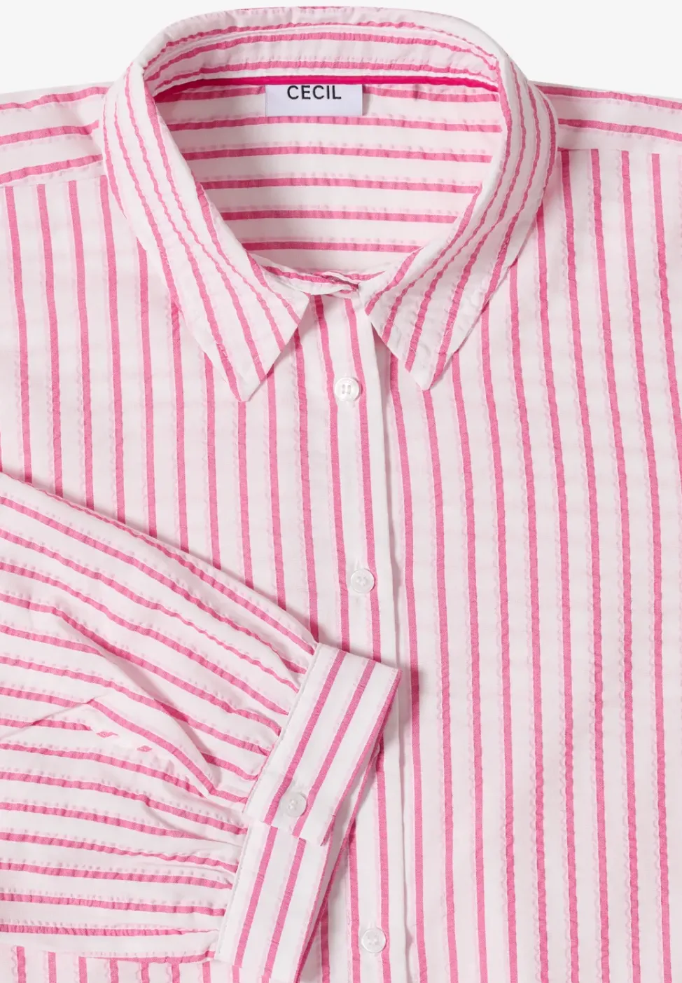 Blouse in seersucker kwaliteit