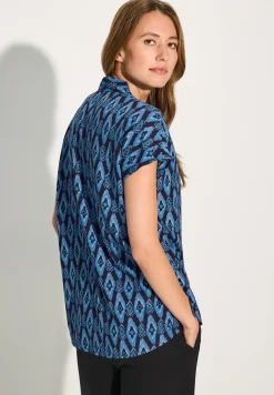 Blouse met bonte print