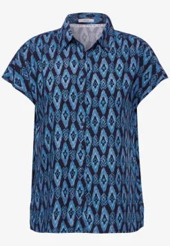 Blouse met bonte print