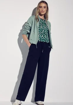 Blouse met gerimpelde mouwen