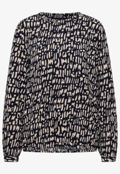 Blouse met gesmockte halslijn