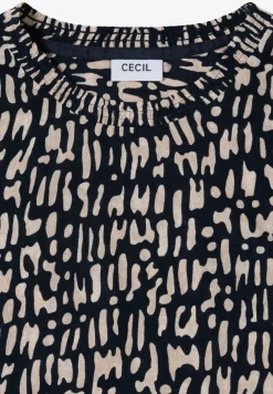 Blouse met gesmockte halslijn