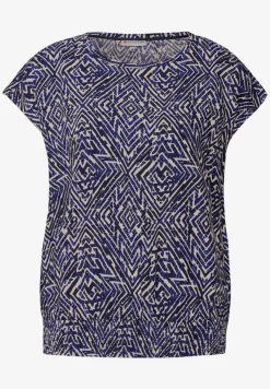 Blouse met gesmokte zoom