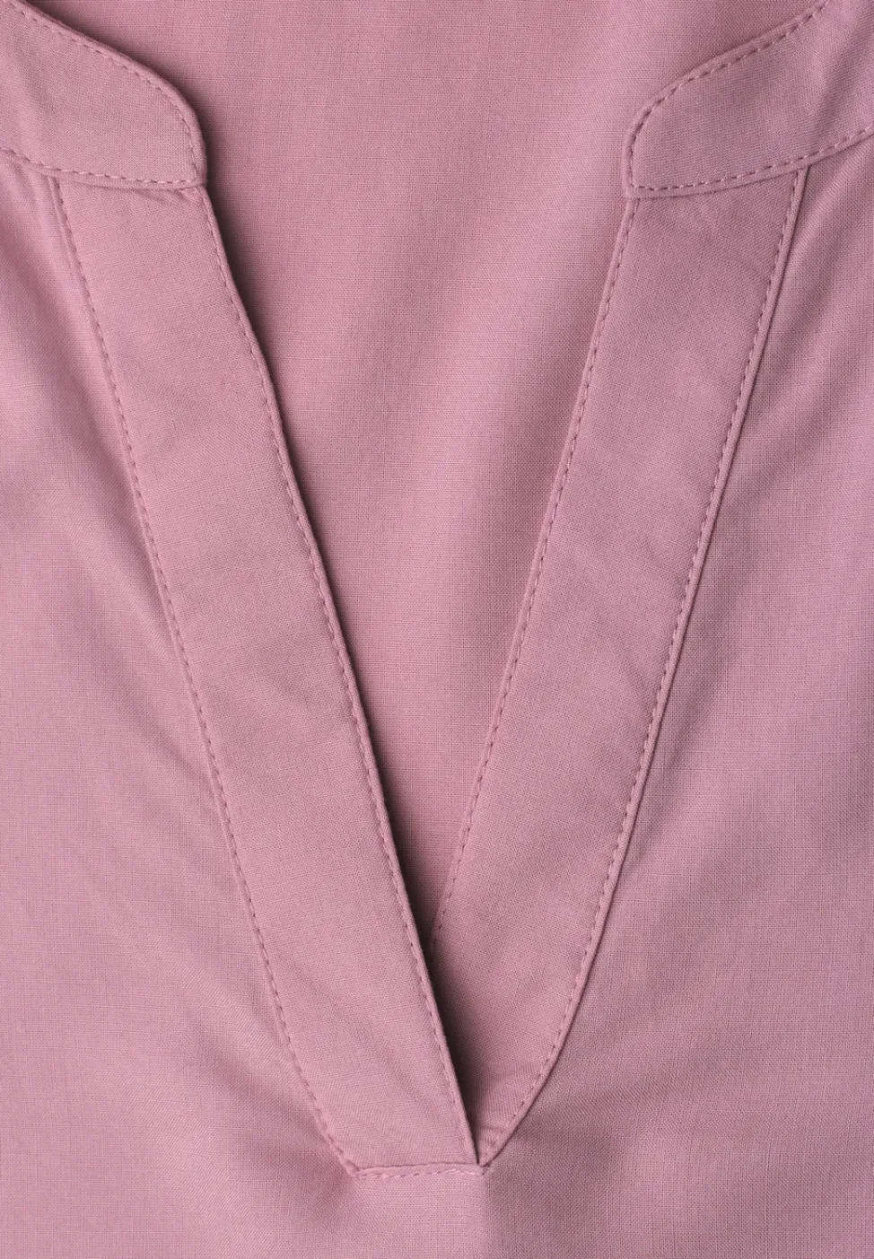 Blouse met gespleten hals en omslag