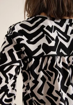 Blouse met grafisch patroon