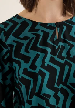 Blouse met grafisch patroon