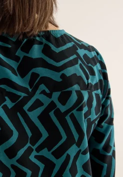 Blouse met grafisch patroon