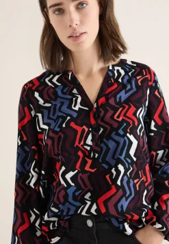 Blouse met grafisch patroon