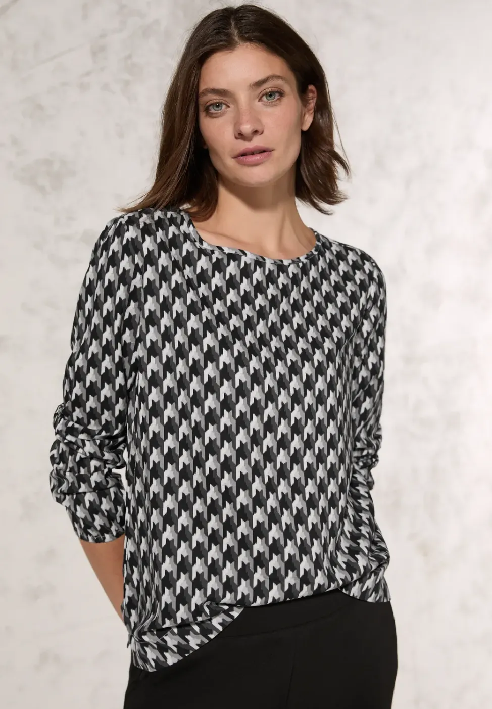 Blouse met grafische print