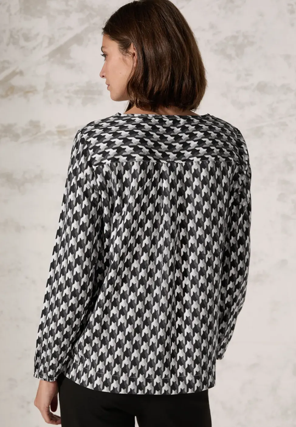 Blouse met grafische print