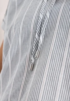 Blouse met hangende schouder en structuur