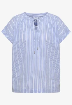 Blouse met hangende schouder en structuur