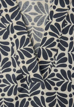 Blouse met korte mouwen en omslag