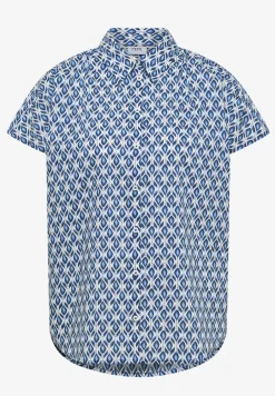 Blouse met korte mouwen en minimale print