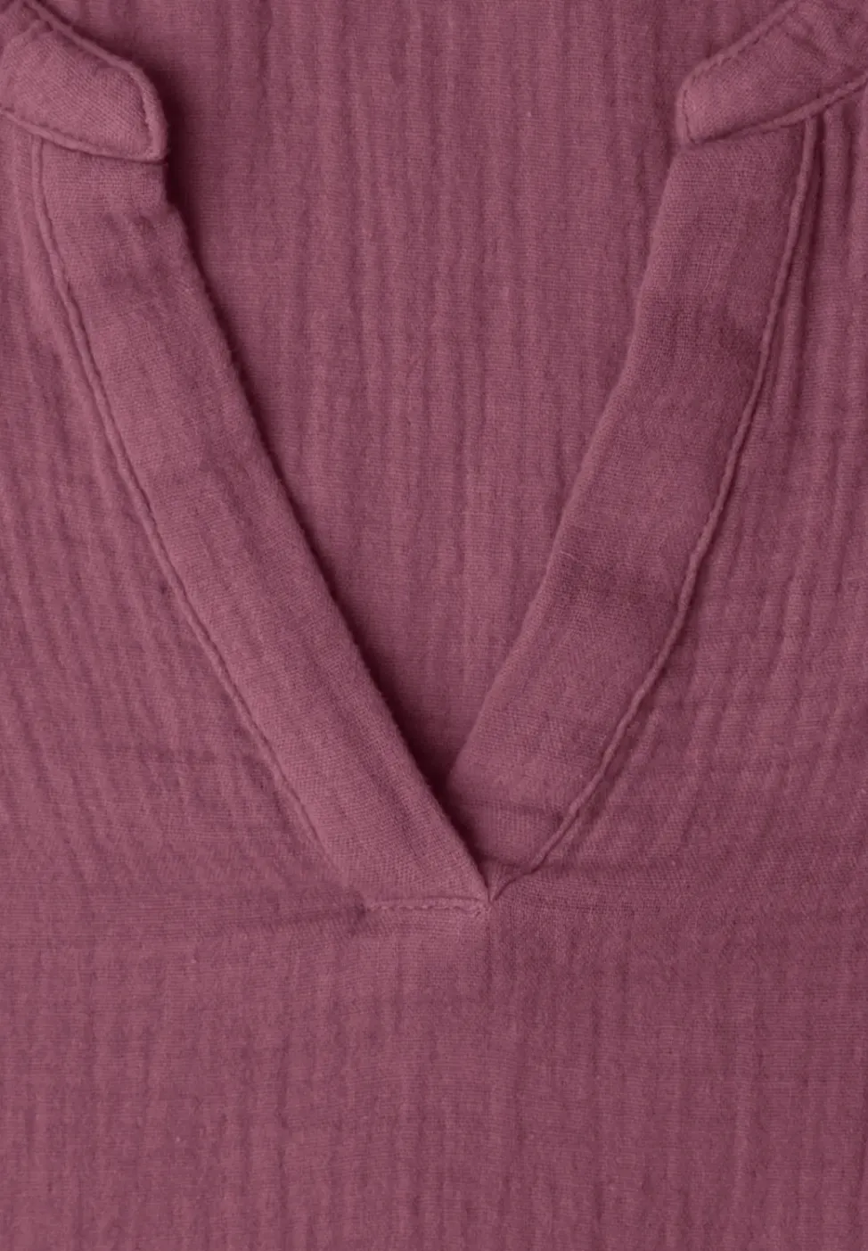 Blouse met korte mouwen in mousseline kwaliteit
