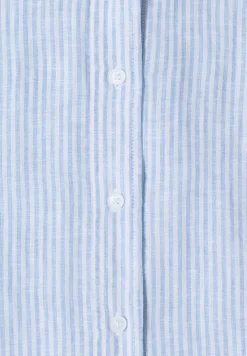 Blouse met korte mouwen van puur linnen