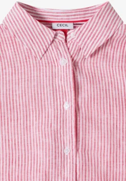 Blouse met korte mouwen van puur linnen
