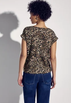 Blouse met leopatroon