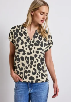 Blouse met leopatroon
