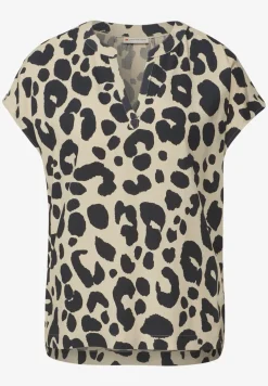 Blouse met leopatroon
