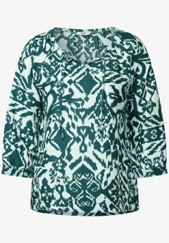 Blouse met linnen inhoud