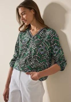 Blouse met meerkleurige print