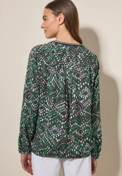Blouse met meerkleurige print