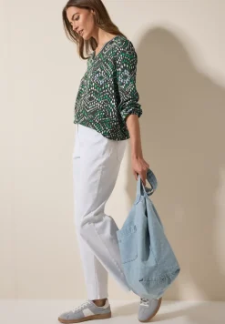 Blouse met meerkleurige print
