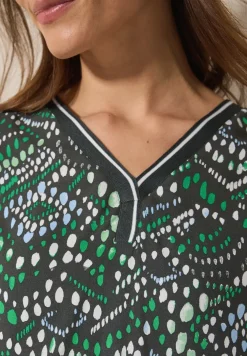 Blouse met meerkleurige print