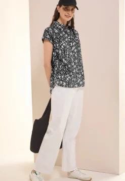 Blouse met minimale print