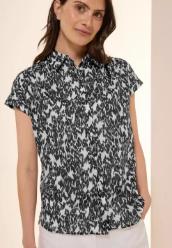 Blouse met minimale print