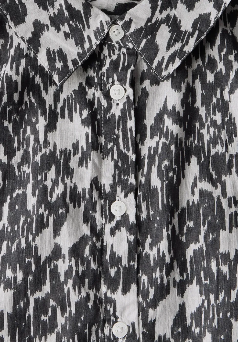 Blouse met minimale print