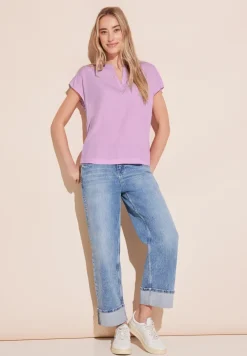 Blouse met mouwaanzet