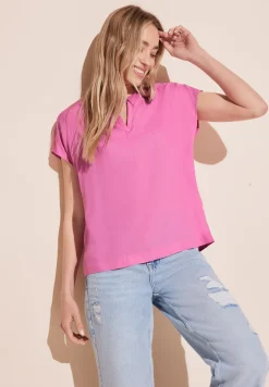 Blouse met mouwaanzet