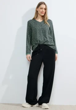 Blouse met onopvallende print