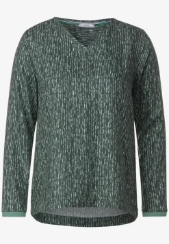 Blouse met onopvallende print