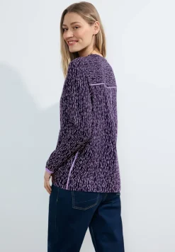 Blouse met onopvallende print