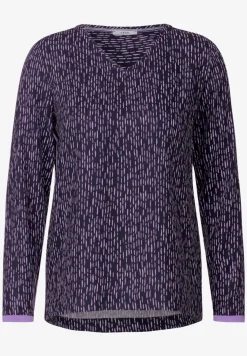 Blouse met onopvallende print