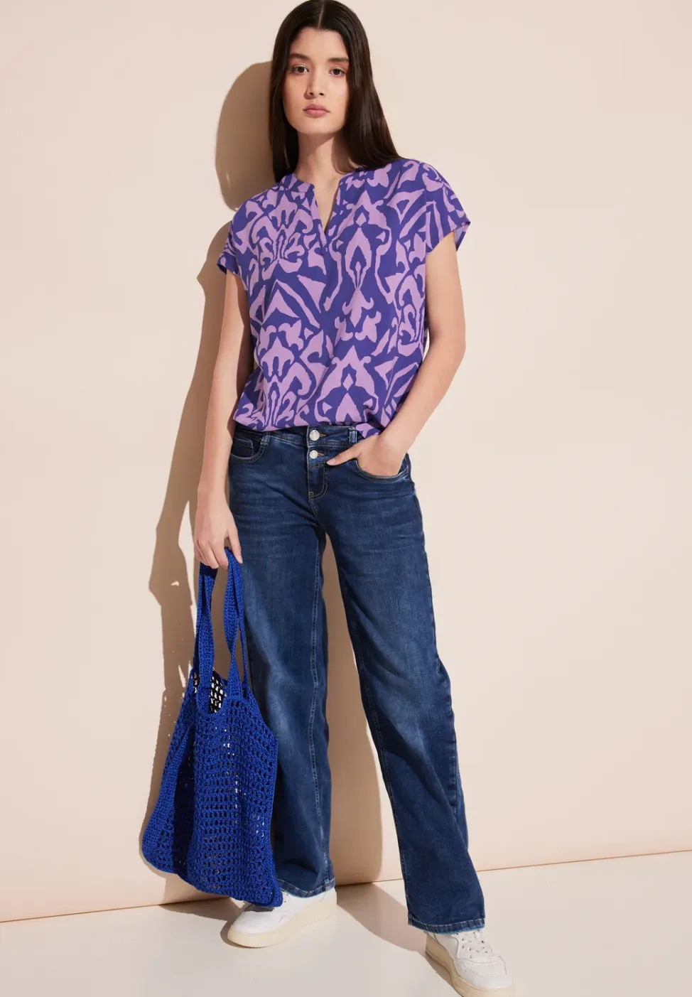 Blouse met print